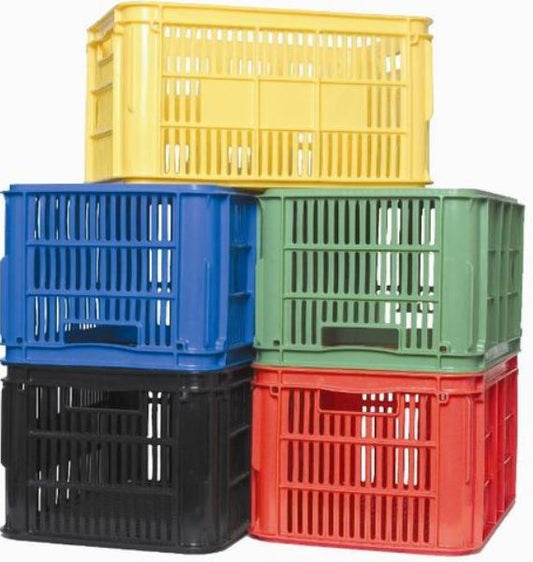 Lug Box 610x425x320 Assorted Colors Storage Bin Richmond Rolling Solutions