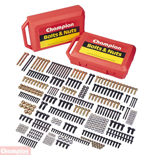 Champion Metric Case of Bolts (600 Pieces) 37 Sizes CMA1 bolts Champion