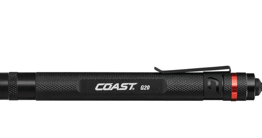 Coast G20 Mini Flashlight Inspection Beam LED Penlight 14.3 cm 2 X AAA COAG20 Torch Coast