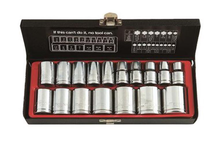 Metrinch Socket Set 1/2" Drive 17Pc MET-0420 Socket Set Metrinch