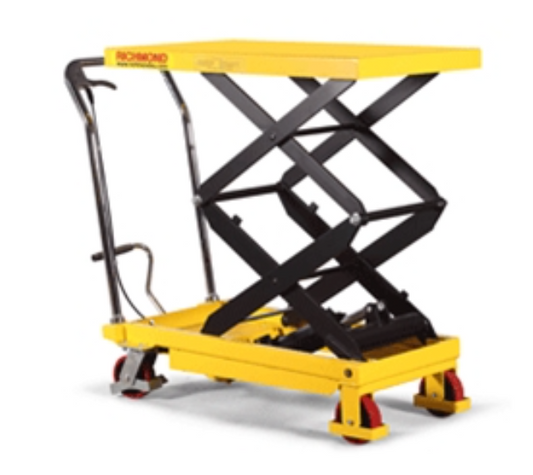 Table Lifter Double Scissor 350kg SLR012 Table Lifter Richmond Rolling Solutions