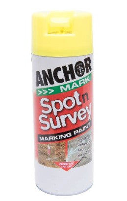 Anchor Spot N Survey Yellow Fluorescent 350gm AS02 Paint Anchor