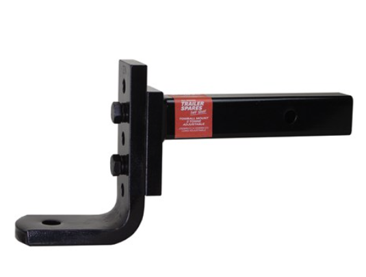 All States Trailer Spares Towball Mount 2T 250mm (L) 185mm (D) Adjustable R721187 Tow Ball Mount All States Trailer Spares