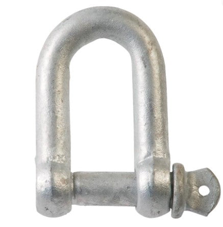Beaver Dee Shackle Commercial Hot Dipped Galvanised 5mm x 20 to a box 200305P Dee Shackle Beaver