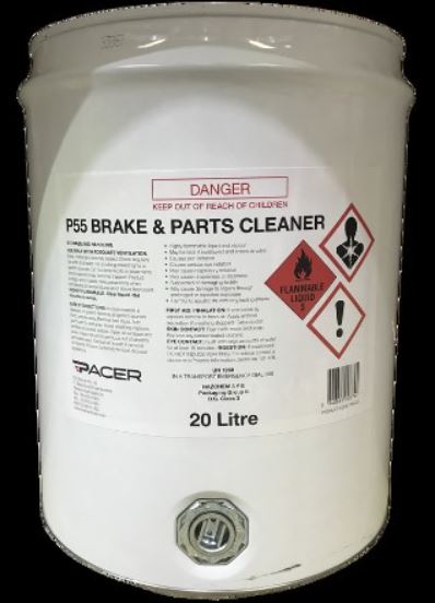 Pacer P55 Brake Cleaner 20 litre PP5520 Brake Cleaner Pacer