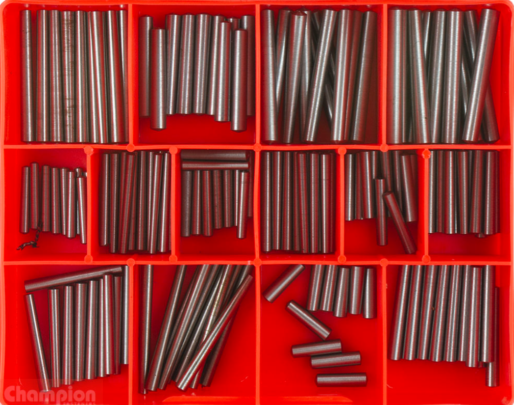 Taper Pin Short Champion Small Taper Pins Assortment 14 Sizes: No. 0 x 1″ to No. 5 x 2 ...