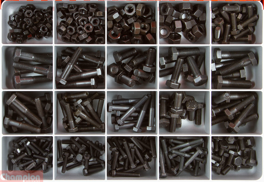 Champion Metric Bolt & Nut Gr10.9 Master Kit 20 Sizes CA2431 bolts Champion