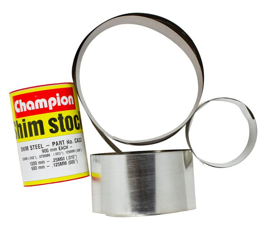 Champion Steel Shim Rolls Assortment 4 sizes CA33 Shim Champion
