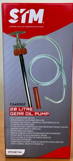 STM 20L Gear Oil Hand Pump CA465G2 oil hand pump STM