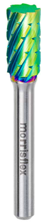 Morrisflex NG6 Coated Cylinder Burr - Size 3 CBSA3NG6C Cylinder Burr Morrisflex