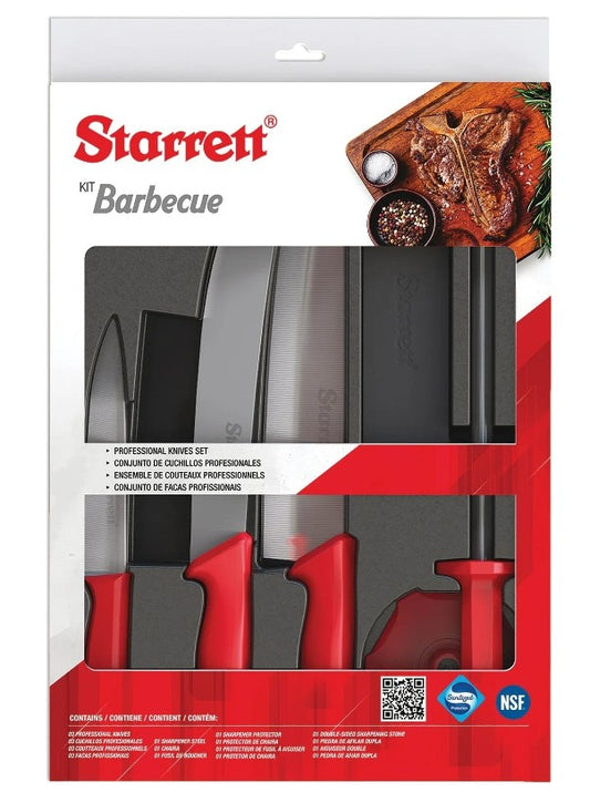 Starrett 6 pc BBQ Professional Knife Set “ Chef” BKK-6R3 Knife Starrett