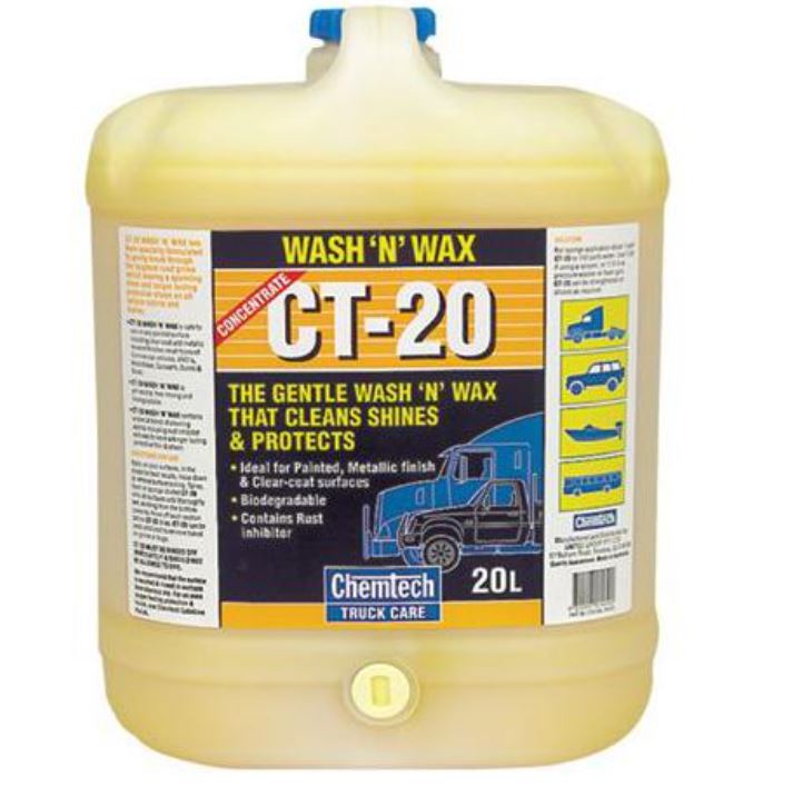 Chemtech CT20 Wash n Wax 20L CT20-20L Wash N Wax Chemtech