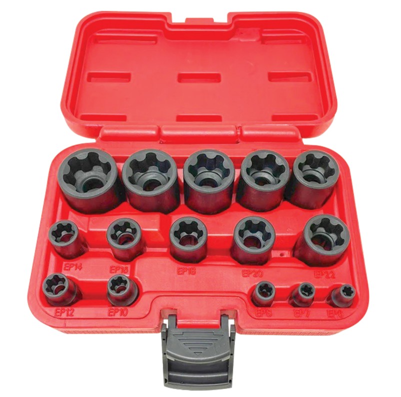 Automotive Torx Plus (EPL) Female Socket Set 15 pce ET0066A Socket Set Automotive