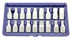 Automotive Oil Drain Plug Key Set 18 Piece  3/8