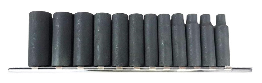 Endeavour Deep Magnetic Impact Socket Set (12 Pce) 1/4" Sq Drv ET1864 Socket Set Endeavour