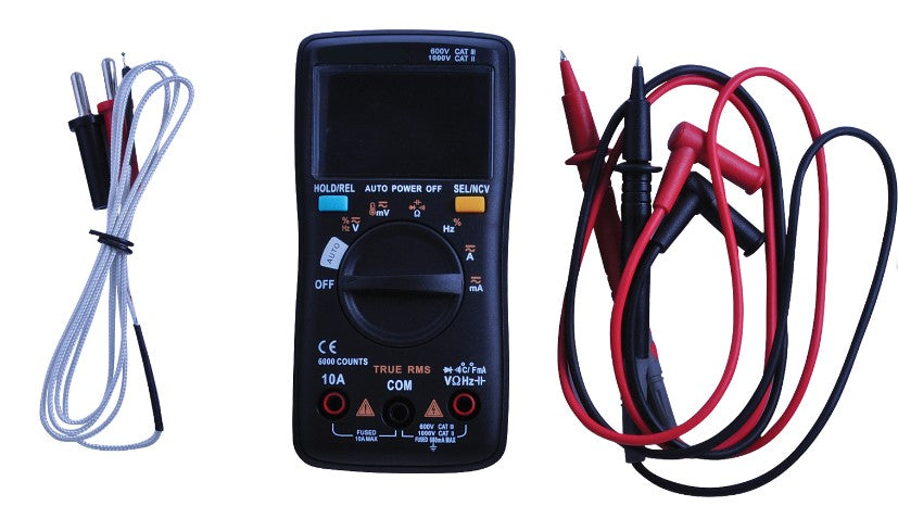 Simple Auto Multimeter Automotive Auto Ranging Multimeter 6000 Counts ET2301B – RBW Industrial ...
