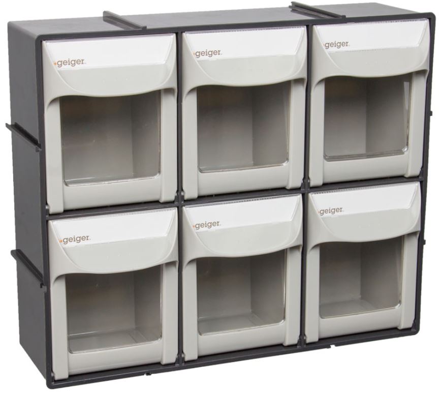 Geiger 6 Compartment Pivot Drawer Set FO306 Cabinet Geiger