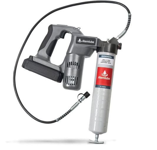 Alemlube EL Series 18V Lithium-ion Cordless Grease Gun G10040N Grease Pumps and Guns Alemlube
