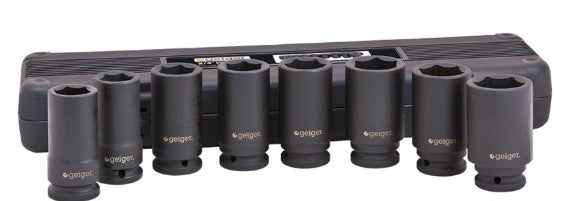 Geiger 3/4" Drive Metric Socket Set (8pc) GX834SSM Socket Set Geiger