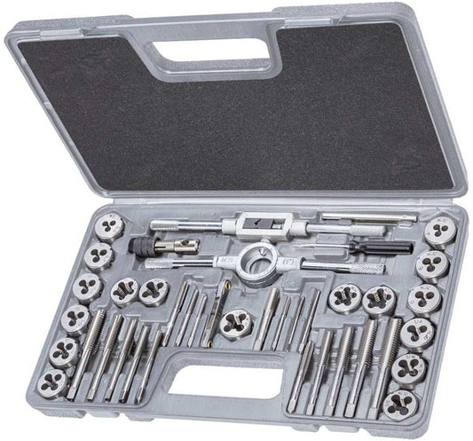 Geiger 39 Piece Metric and Imperial Tungsten Steel Tap & Die Set GTDS39 Tap & Die Set Geiger