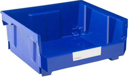 Geiger Large HB Series Duplex Bin Blue HB250B Storage Bin Geiger