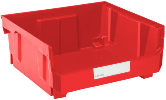 Geiger Large HB Series Duplex Bin Red HB250R Storage Bin Geiger