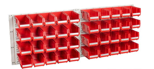 Geiger HB Hanging Panel 40 Bin Kit (RED) HP1KITR Hanging Panel Geiger