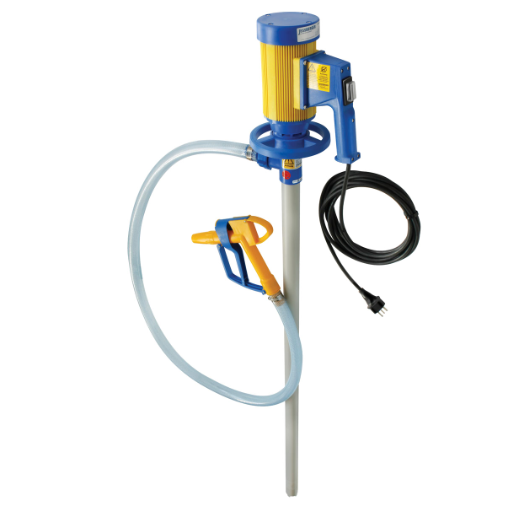 Jessberger 205L Chemical Drum Pump Kit with PVDF 1000Mm Poly Pump Tube – 240V JP-180-PVDF-HC-1000 Alemlube Grease Pumps and Guns Alemlube