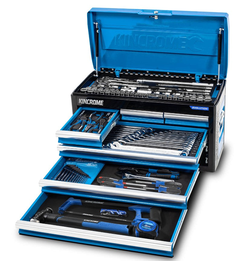 Kincrome EVOLUTION Chest Tool Kit 133 Piece 6 Drawer 26" K1210 Tool Box Kincrome