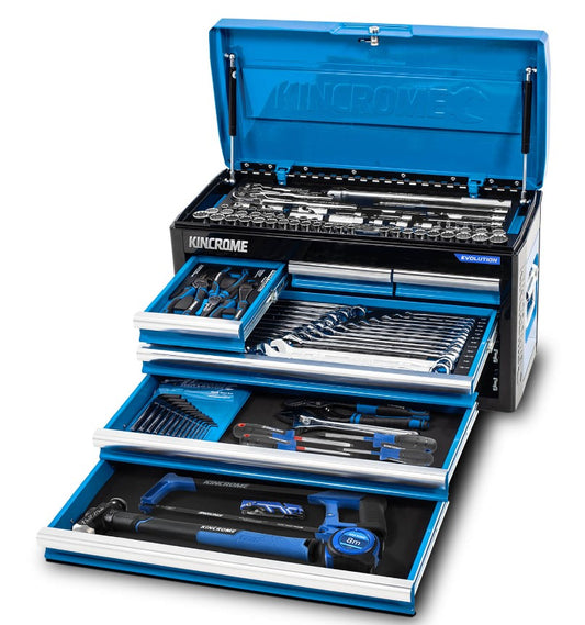 Kincrome EVOLUTION Chest Tool Kit 133 Piece 6 Drawer 26" K1210 Tool Box Kincrome