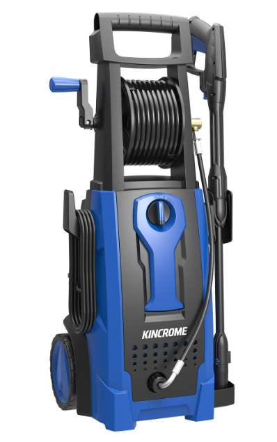 Kincrome 2400W Electric High-Pressure Washer - 2600psi - 8.0L/min - 8m Hose & Reel K16252 Pressure Washer Kincrome