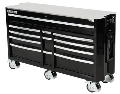 Kincrome CONTOUR Trolley Tool Kit 454 Piece 12 Drawer 60" Black K1968B Tool Box Kincrome