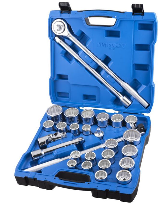 Kincrome Socket Set 28 Piece 3/4" Drive Metric & Imperial K28145 Socket Set Kincrome