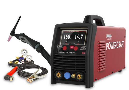 Lincoln Electric Powercraft 206 Ac/Dc Tig Welder 200amps 240v/10 Amps K69079-1P welder Lincoln Electric