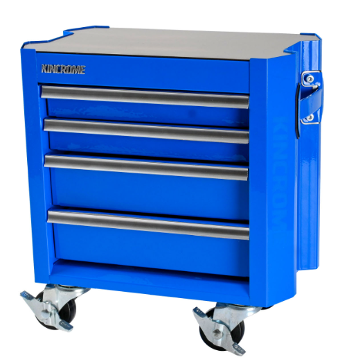 Kincrome CONTOUR Mini Tool Trolley 4 Drawer 10”Blue K71024 Trolley Kincrome