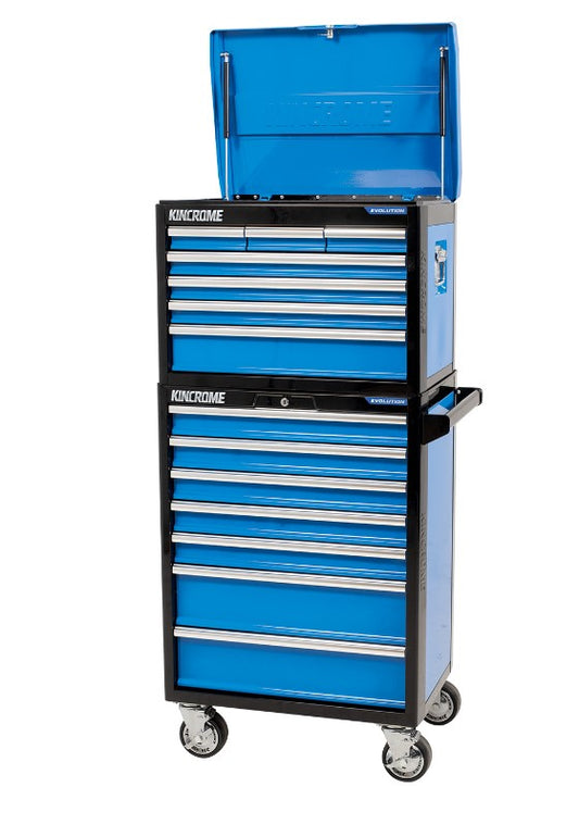 Kincrome EVOLUTION Deep Chest & Trolley Combo 14 Drawer 26" K7990 Tool Box Kincrome