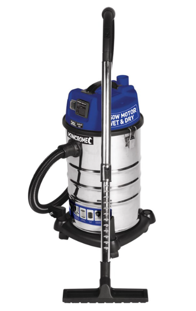 Kincrome Wet & Dry Garage Vacuum 30L 240V/1250W KP703 Vacuum Cleaner Kincrome