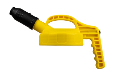 Lubemate Oil Can Stout Spout Lid Yellow L-OC-YSHLID lid Lubemate