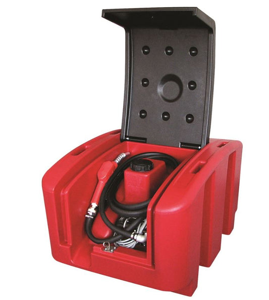 Alemlube 200L Lockable Diesel Refuelling Storage & Dispensing Kit L20040PA Diesel Pump Alemlube