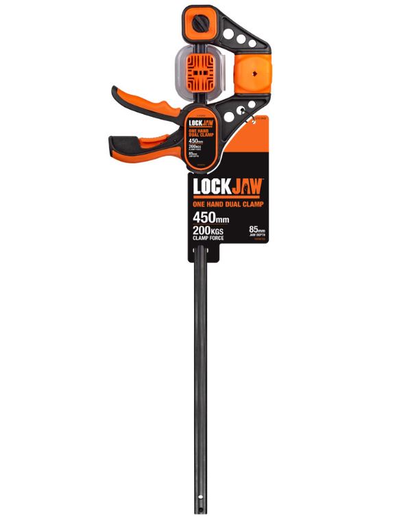 Lockjaw One Hand Dual Clamp 450 mm L1120450 Clamp LockJaw