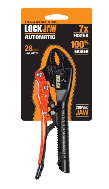 Lockjaw Pliers 175mm ( 6") Curved Jaw Chrome Molybdenum L2100150 Plier and Cutters LockJaw