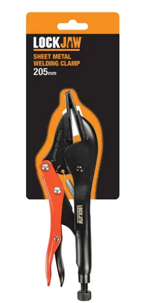 Lockjaw Sheet Metal Welding Clamp Locking Pliers 205mm L2210205 Plier and Cutters LockJaw