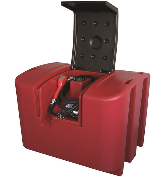 Alemlube 600L Lockable Diesel Refuelling Storage & Dispensing Kit L60040PA Diesel Pump Alemlube