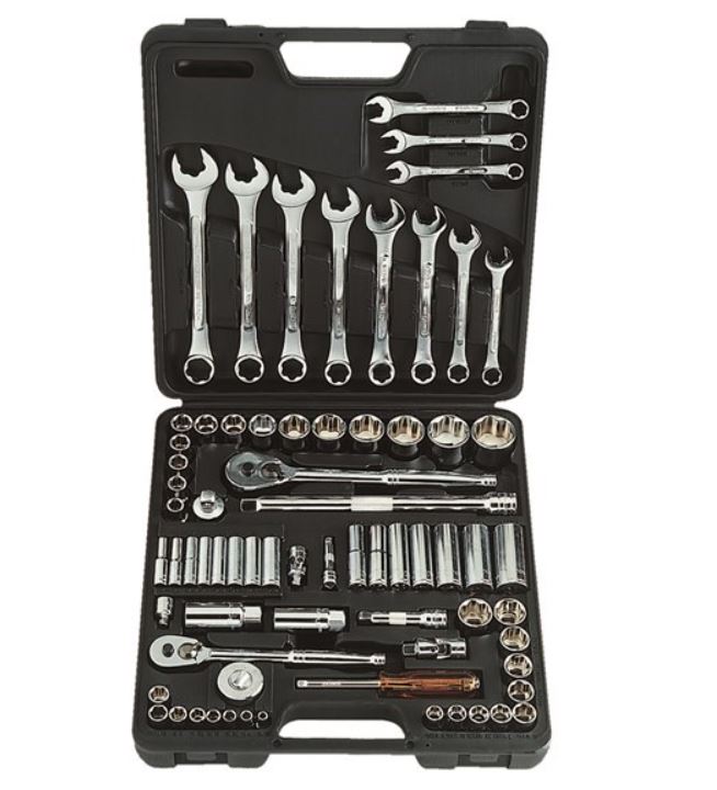Metrinch Socket & Spanner Set 1/4", 3/8" & 1/2" Drive 71 Piece MET-0610 Spanner Set Metrinch