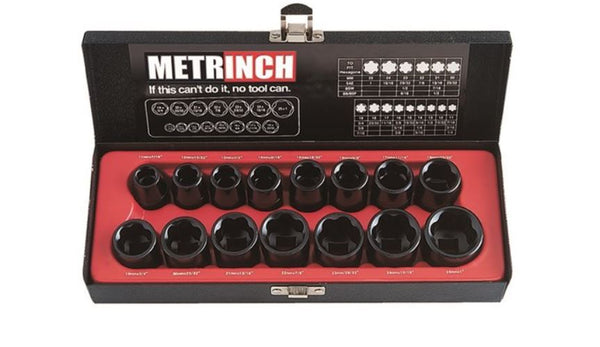 Metrinch Standard Impact Socket Set 1/2