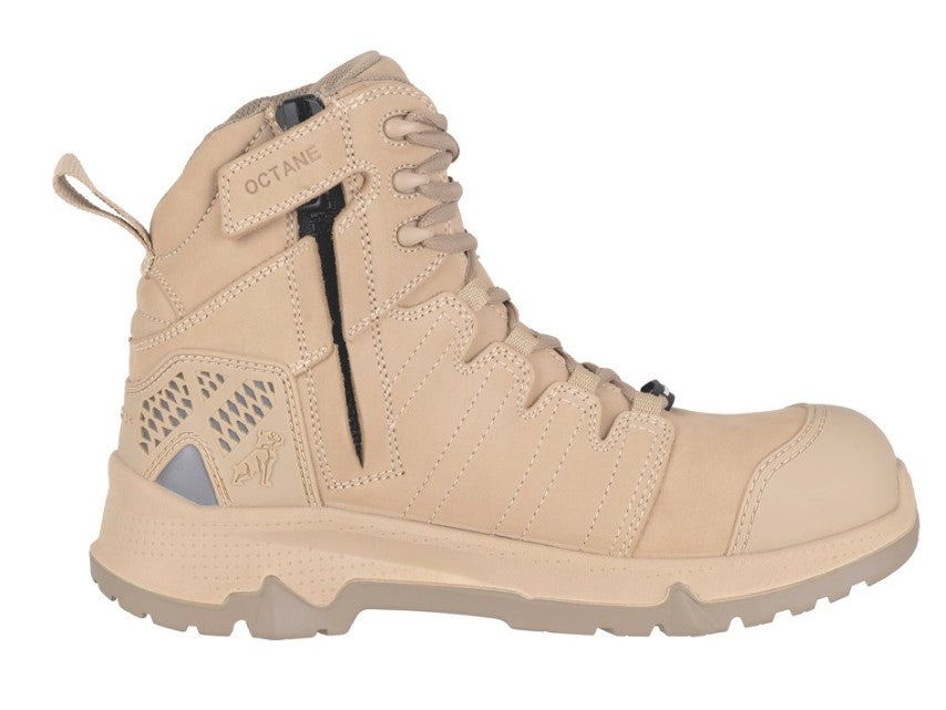 Mack Octane 2.0 Zip Safety Boots Sand Color Sizes 4 to 15 AU/UK MKOCTAN2ZSNF Safety Boots Mack