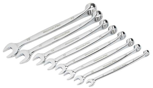 Michael Pro Imperial Combination Wrenches 8Pce 5/16", 3/8", 7/16", 1/2", 9/16", 5/8", 11/16", 3/4" MP001014 wrench Michael Pro