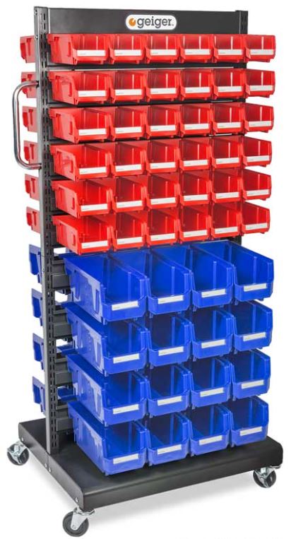 Geiger HB Double-sided Display Stand 104 Bin Kit MS20020K Display Stand Geiger