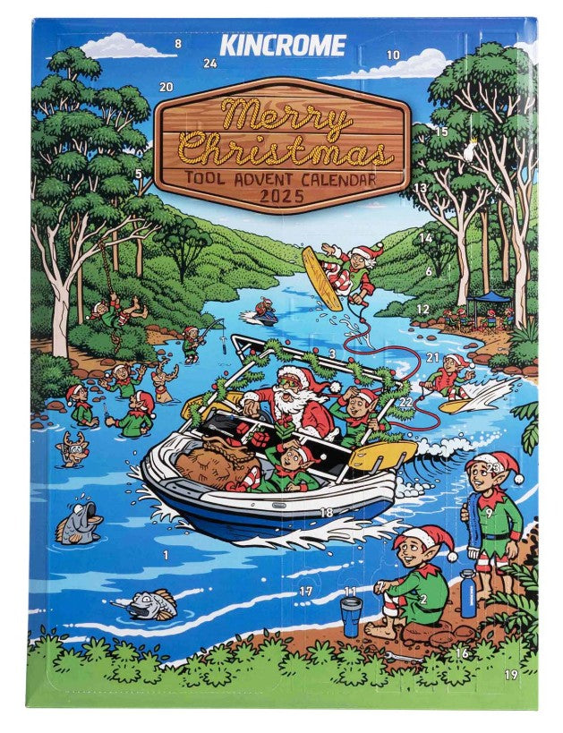 Kincrome Christmas Tool Advent Calendar 2025 Australia P2112 Calendar Kincrome