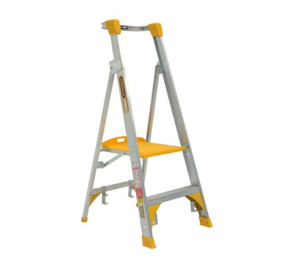 Gorilla Platform ladder Aluminium 0.6m (2ft) Aluminium 180kg Heavy Duty Industrial PL002-HD Ladder Gorilla Hartman Group